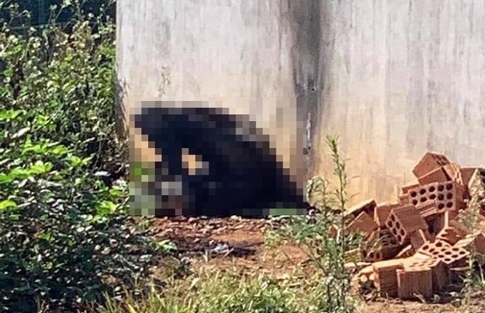 Phat hien thi the nguoi dan ong chay den giua duong hinh anh