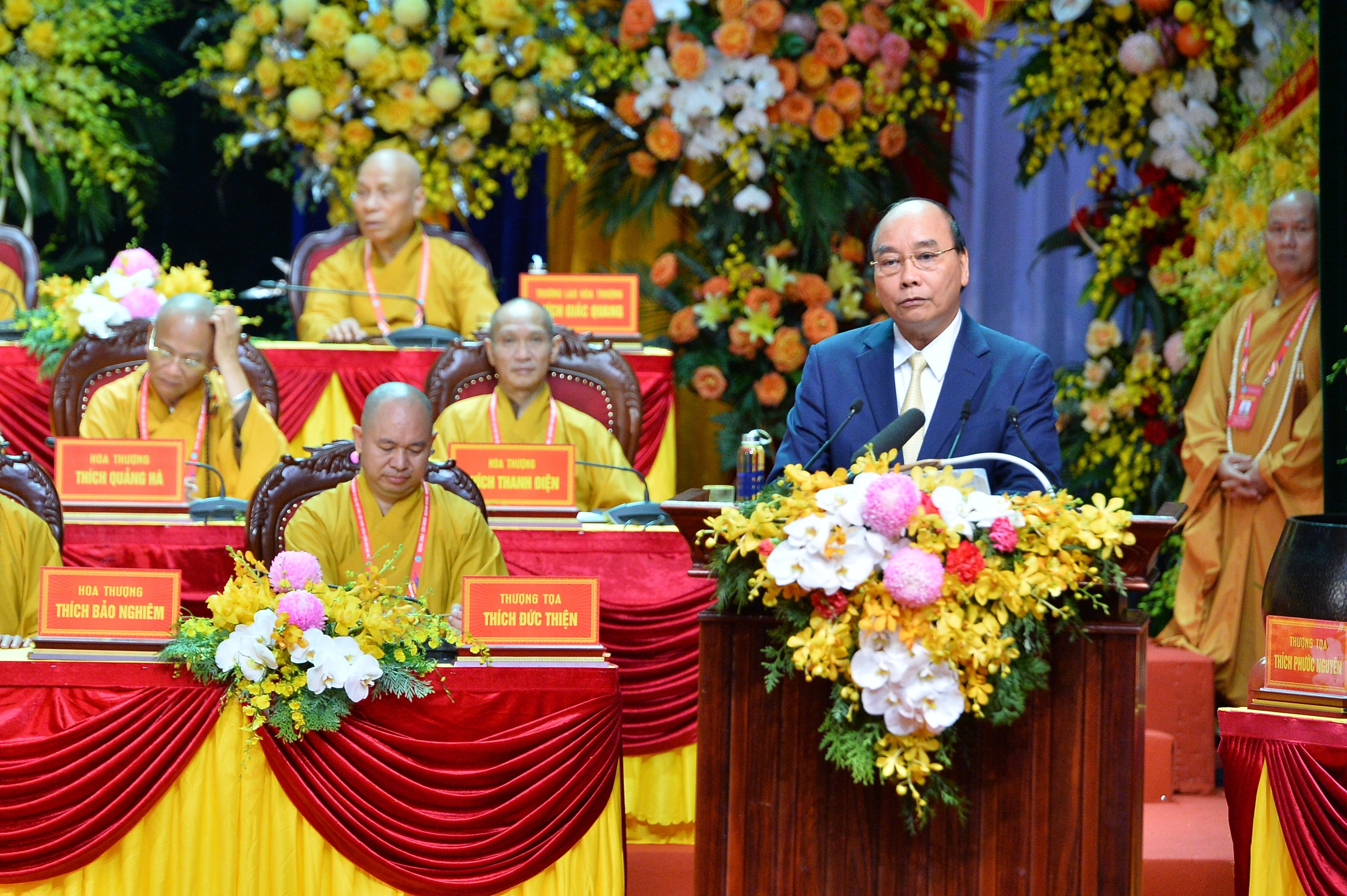 Chu tich nuoc du Dai hoi Phat giao toan quoc hinh anh