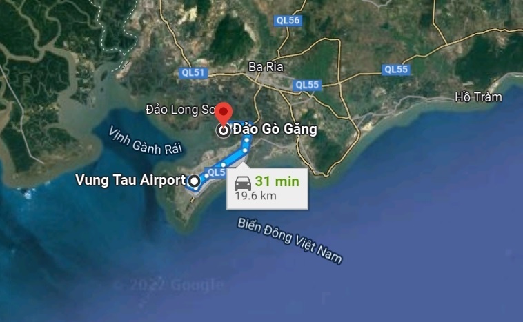 Ba Ria - Vung Tau muon xay san bay luong dung o dao Go Gang hinh anh