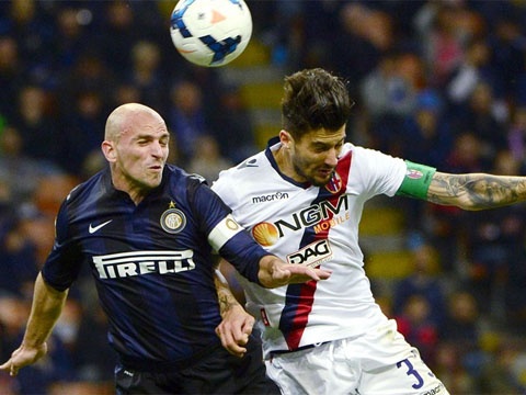 Inter Milan 2-2 Bologna: Mat diem tiec nuoi hinh anh