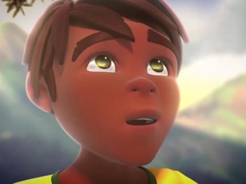 Hoat hinh cau be choi bong duong pho voi giac mo World Cup hinh anh