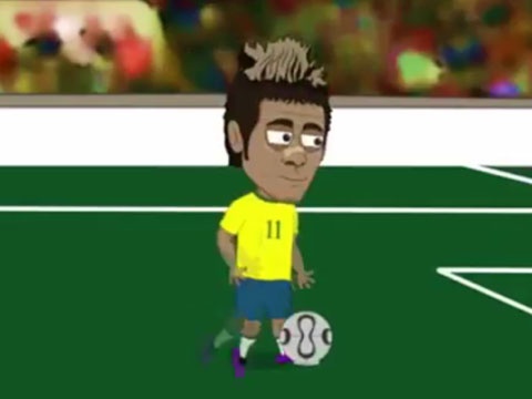 Clip hoat hinh vui nhon Neymar sut penalty hinh anh