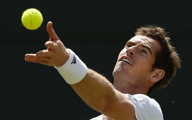 Highlights Wimbledon 2014: Murray - Bautista hinh anh