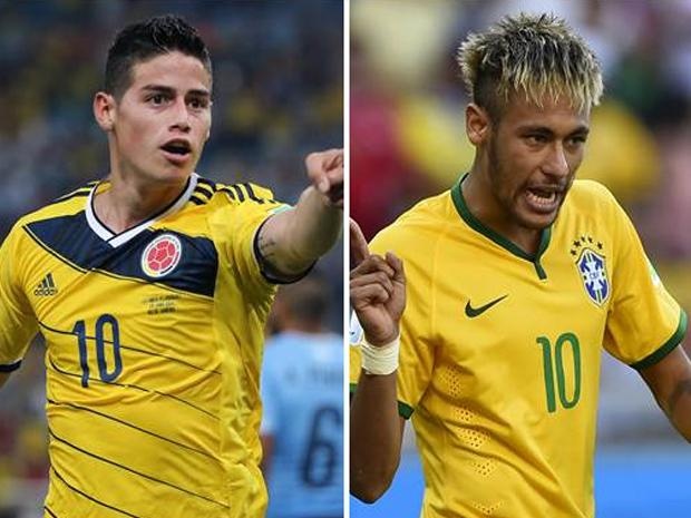 Cuoc doi dau dinh cao giua Neymar - James Rodriguez hinh anh