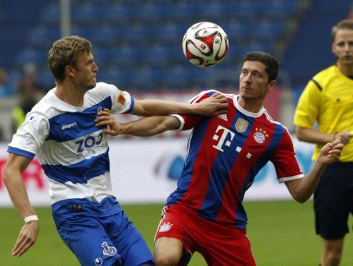 MSV Duisburg 1-1 Bayern Munich: Lewandowski lap cong hinh anh