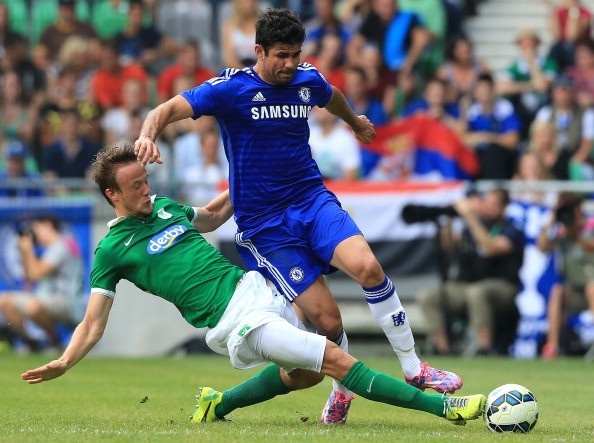 Man trinh dien cua Diego Costa trong lan dau ra mat Chelsea hinh anh