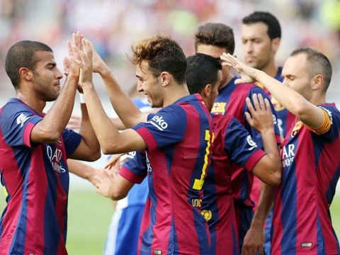 Highlight: HJK Helsinki 0-6 Barcelona hinh anh