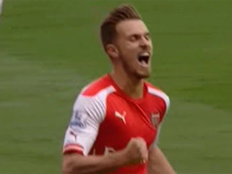 Aaron Ramsey ghi ban thang quy nhu vang cho Arsenal hinh anh