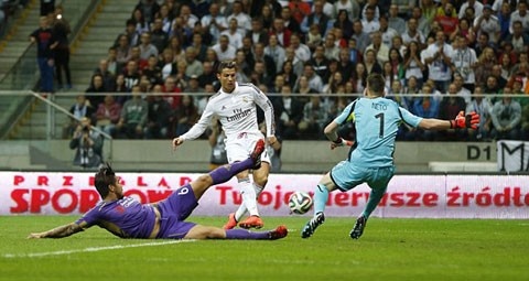 Man trinh dien cua C. Ronaldo truoc Fiorentina hinh anh