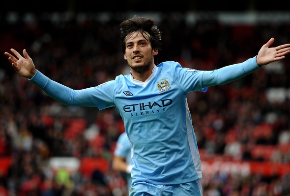 David Silva lap cong mo ty so cho Man City hinh anh