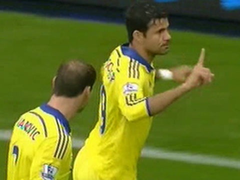 Diego Costa lap cong ngay o phut dau tien cho Chelsea hinh anh