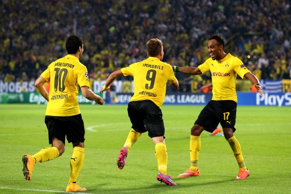 Aubameyang nang ty so len 2-0 cho Dortmund hinh anh