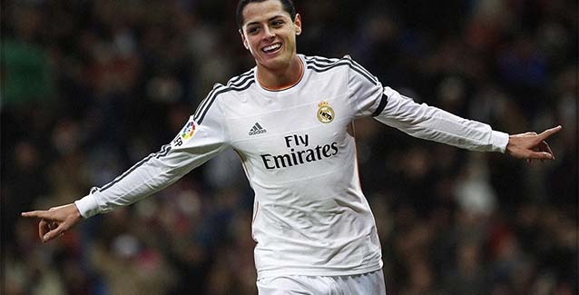 Chicharito ghi ban dau tien cho Real Madrid hinh anh