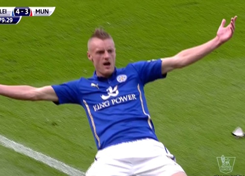 Jamie Vardy ghi ban khien M.U cam lang hinh anh