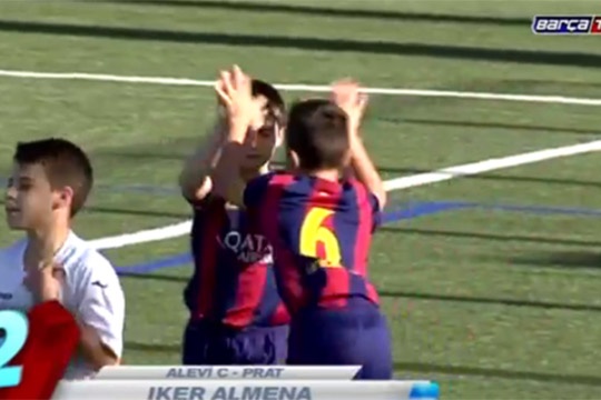 Top 5 ban thang dep nhat tuan qua cua sao nhi La Masia hinh anh