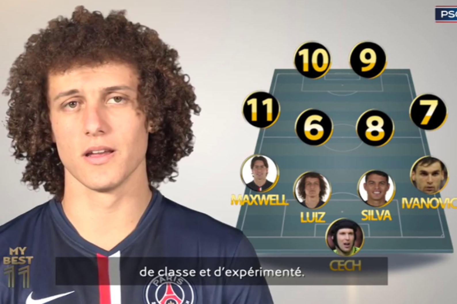 David Luiz loai Ronaldo khoi doi hinh trong mo hinh anh