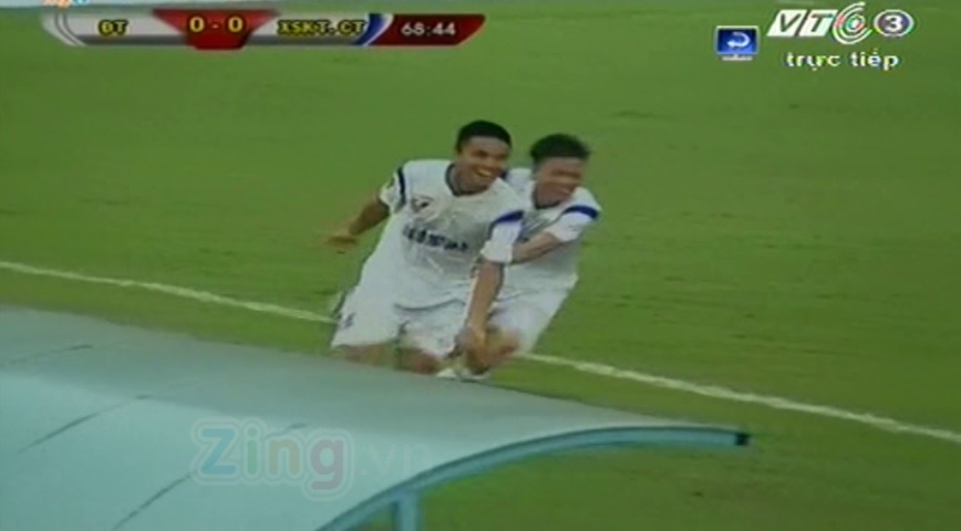 Highlights: Dong Thap 1-1 Can Tho hinh anh