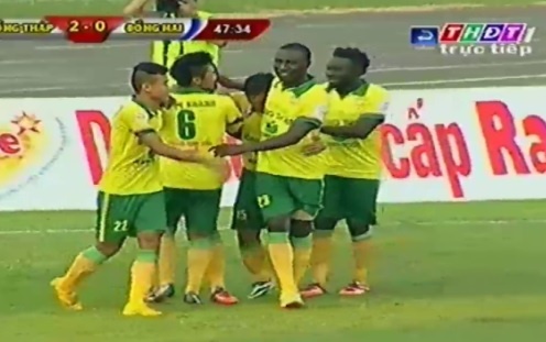 Highlights: Dong Thap 4-1 Dong Nai hinh anh