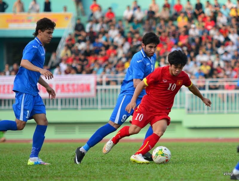 Man trinh dien cua Cong Phuong truoc Olympic Uzbekistan hinh anh