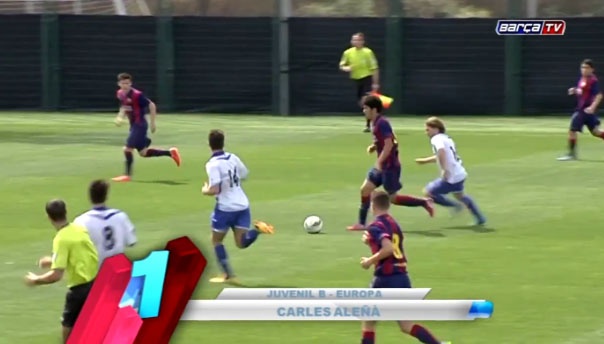 Cau thu tre La Masia di bong ghi ban nhu Messi hinh anh