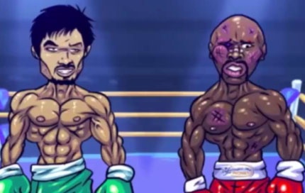 Video vui tran dau kinh dien giua Mayweather va Pacquiao hinh anh