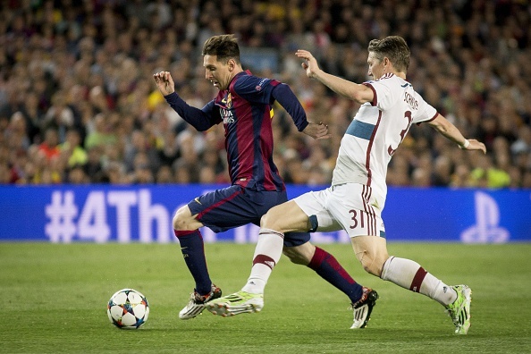 Man trinh dien cua Messi truoc Bayern Munich hinh anh