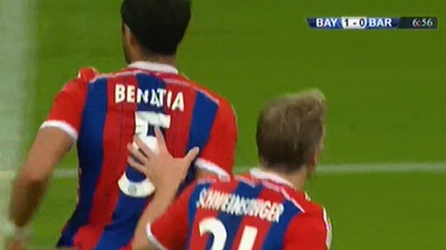 Ban thang som cua Bayern Munich vao luoi Barca hinh anh