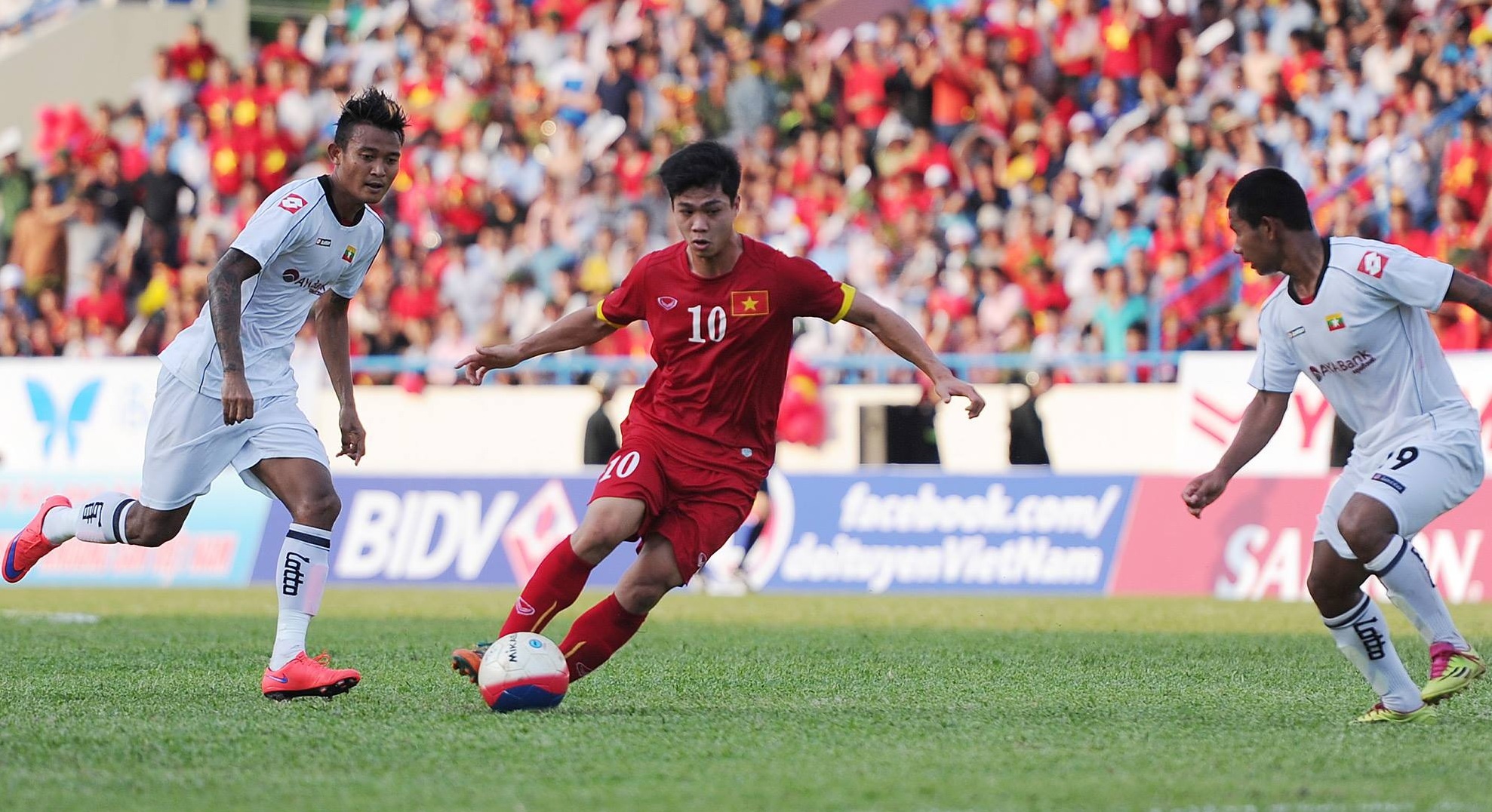 Tong hop tran dau U23 Viet Nam 2-2 U23 Myanmar hinh anh