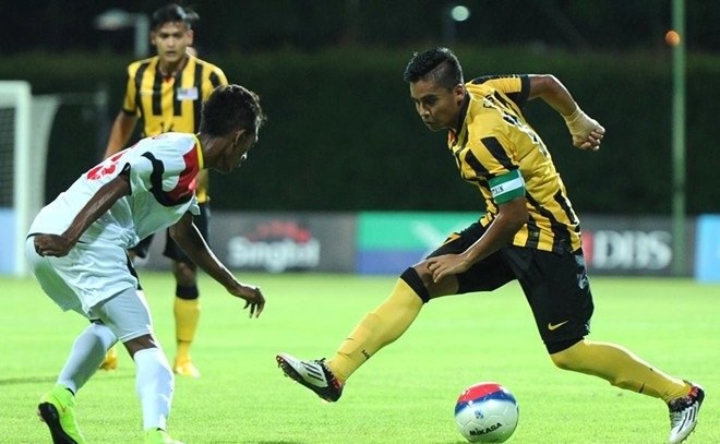 Hai pha bong dang chu y nhat tran Malaysia - Dong Timor hinh anh