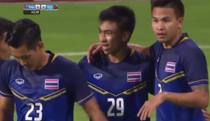 Hai pha bong dang chu y nhat tran Thai Lan - Dong Timor hinh anh