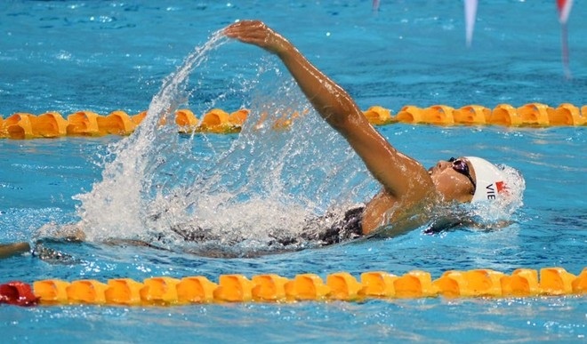 Anh Vien bo xa doi thu va lan thu tu pha ky luc SEA Games hinh anh