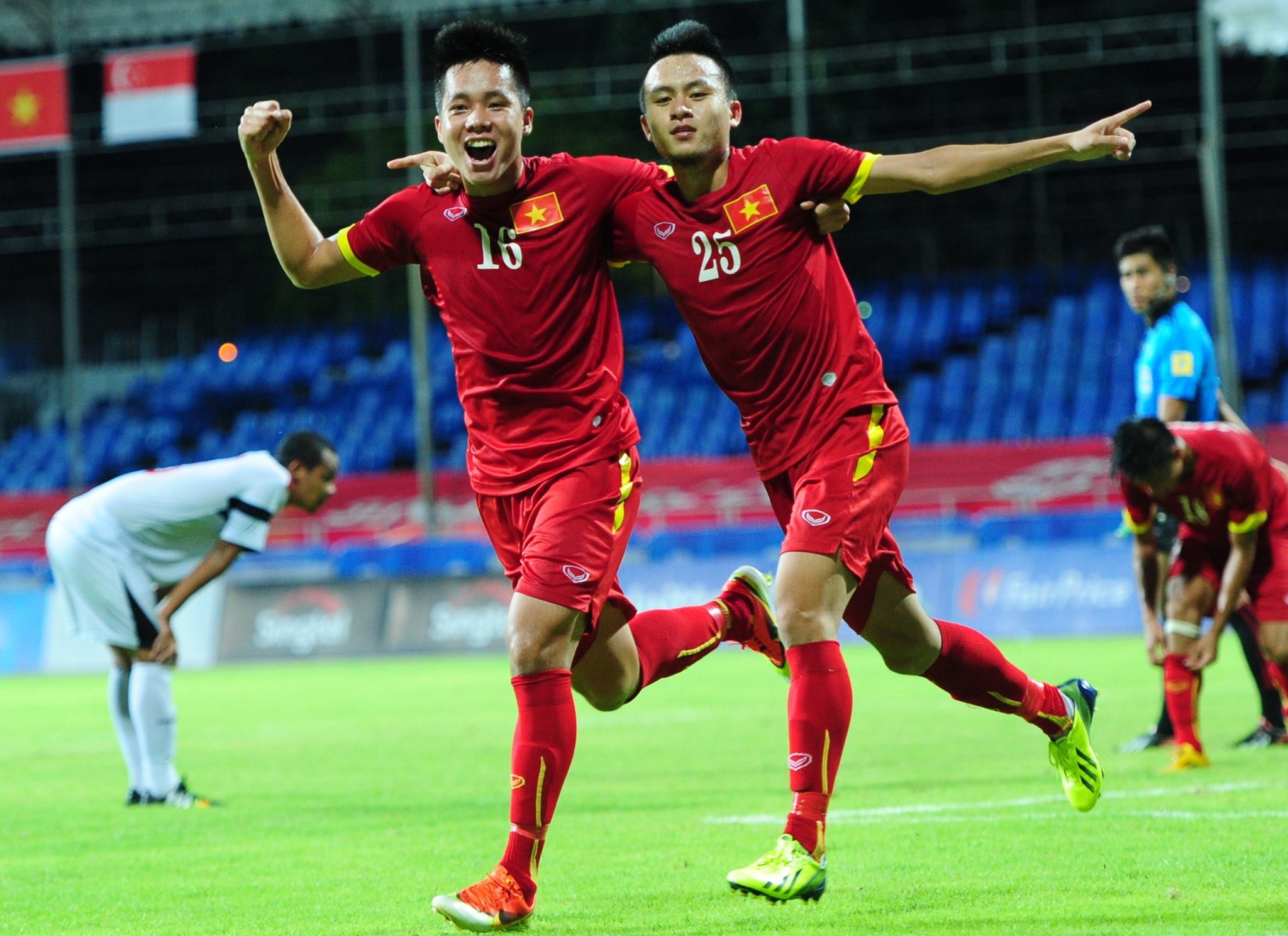Tong hop tran dau: U23 Viet Nam 4-0 U23 Dong Timor hinh anh