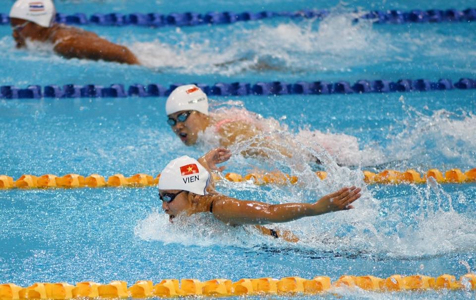 Anh Vien pha ky luc SEA Games o noi dung 200 m hon hop hinh anh