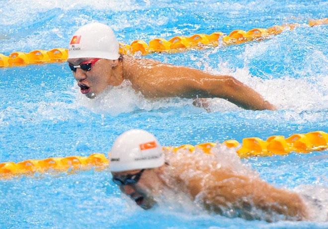 Phan thi cua Duy Khoi, Gia Man o noi dung 200 m hon hop nam hinh anh