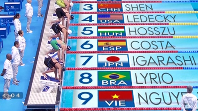 Phan thi cua Anh Vien o noi dung boi 200 m tu do nu hinh anh