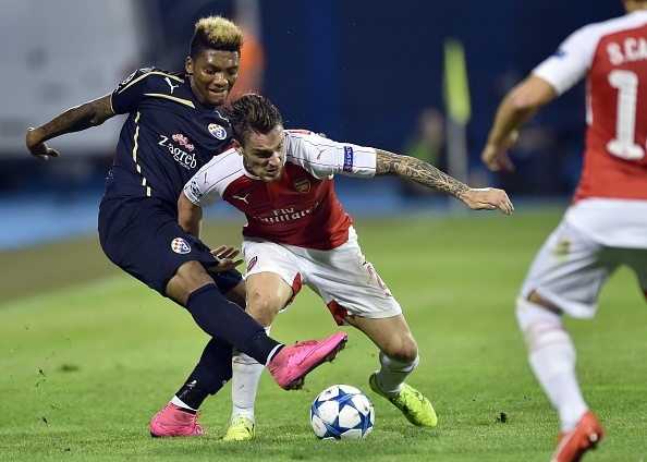 Tong hop tran dau: Dinamo Zagreb 2-1 Arsenal hinh anh