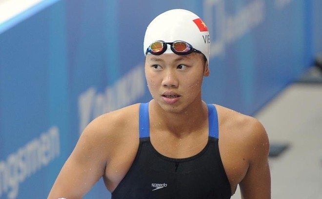 Anh Vien thi noi dung 400 m tu do giai quan su the gioi hinh anh