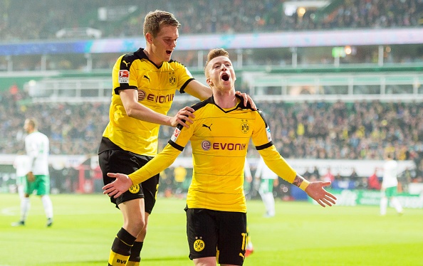 Marco Reus lap cu dup, Dortmund danh bai Bremen 3-1 hinh anh