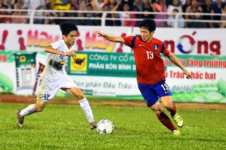 Tong hop tran dau: U21 HAGL 2-0 U19 Han Quoc hinh anh