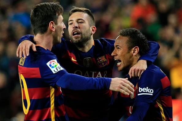 Pha phoi hop ghi ban cua Neymar - Suarez - Messi hinh anh