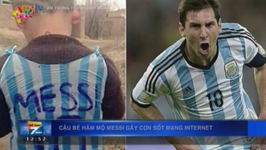 Cau be ham mo Messi gay sot mang Internet hinh anh