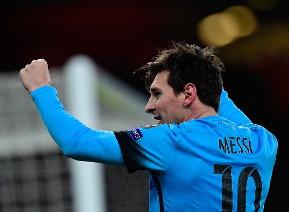 Man trinh dien an tuong cua Messi truoc Arsenal hinh anh