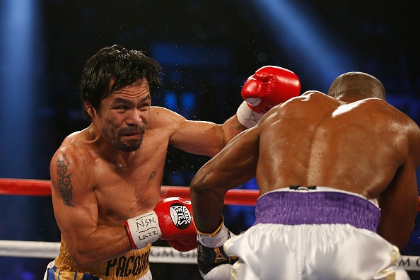 Tong hop tran Manny Pacquiao thang ap dao Timothy Bradley hinh anh