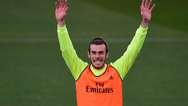 Gareth Bale, Marcelo ghi ban an tuong trong buoi tap hinh anh