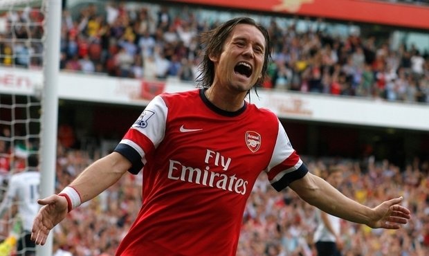Nhung pha bong hay nhat cua Rosicky o Arsenal hinh anh