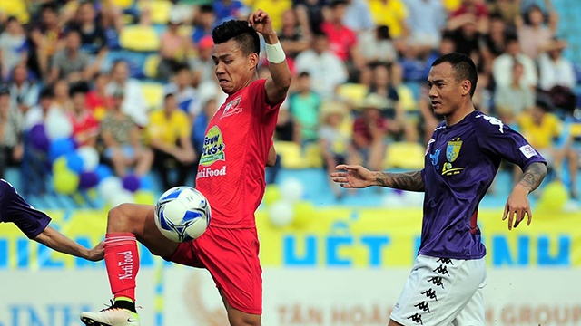 Video chien thang 3-0 cua Ha Noi T&T truoc HAGL hinh anh