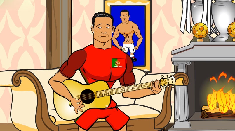 Hoat hinh Ronaldo, Messi that vong ve ban than hinh anh