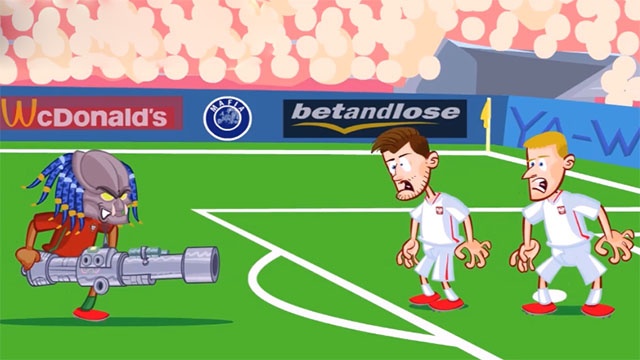 Hoat hinh vui nhon mo phong tran Ba Lan vs Bo Dao Nha hinh anh