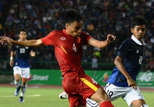 Highlights U16 Campuchia 0-1 U16 Viet Nam hinh anh