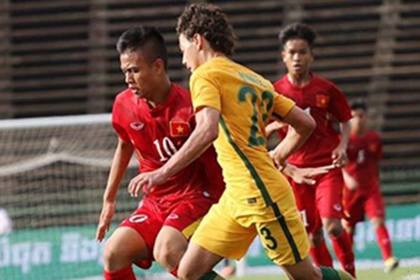 Video truc tiep bong da: U16 Viet Nam vs U16 Australia hinh anh